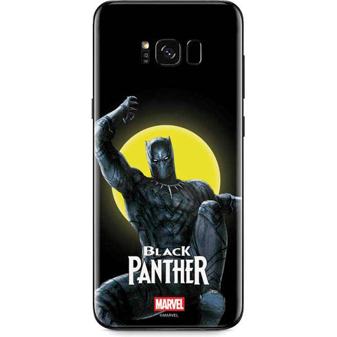 Marvel Black Panther Moon light Galaxy S8 Skin