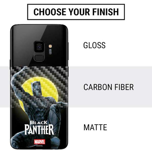 Marvel Black Panther Moon light Galaxy S9 Skin