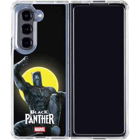 Marvel Black Panther Moon light Galaxy Z Fold5 5G Clear Case