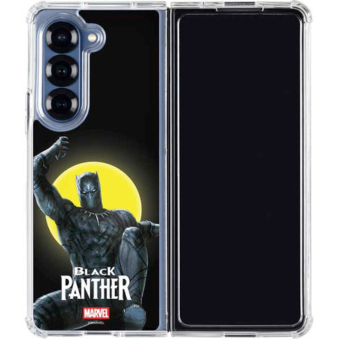 Marvel Black Panther Moon light Galaxy Z Fold6 Clear Case