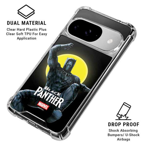 Marvel Black Panther Moon light Google Pixel 10 Clear Case