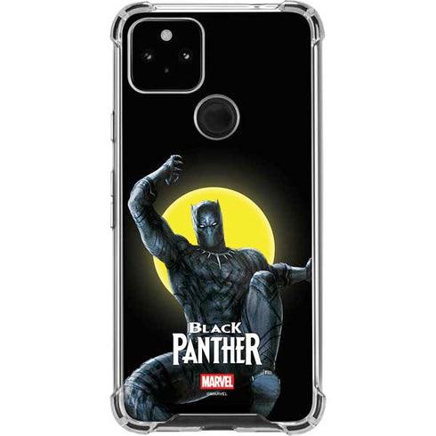 Marvel Black Panther Moon light Google Pixel 5a 5G Clear Case