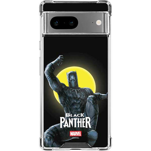 Marvel Black Panther Moon light Google Pixel 8a Clear Case