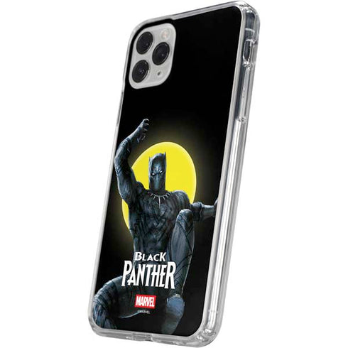 Marvel Black Panther Moon light iPhone 11 Pro Clear Case