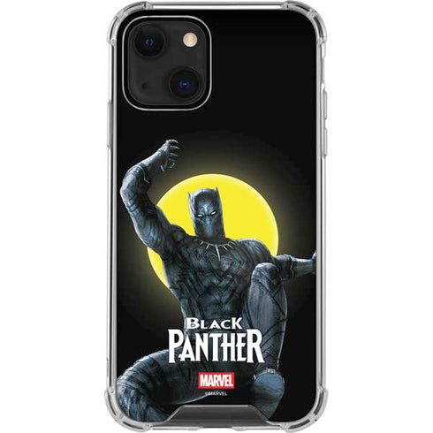 Marvel Black Panther Moon light iPhone 13 Mini Clear Case