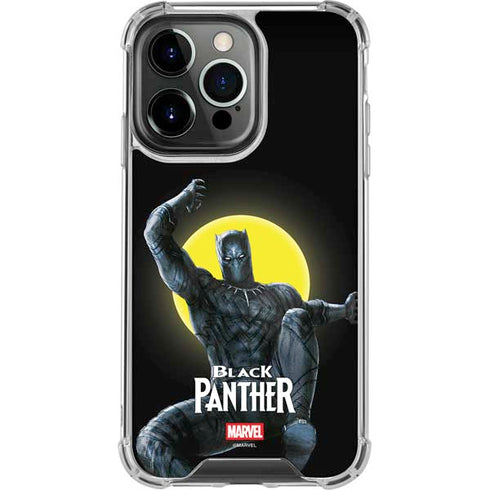 Marvel Black Panther Moon light iPhone 13 Pro Clear Case