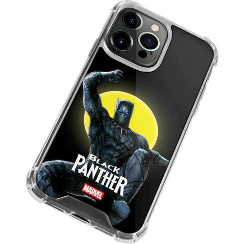 Marvel Black Panther Moon light iPhone 13 Pro Max Clear Case