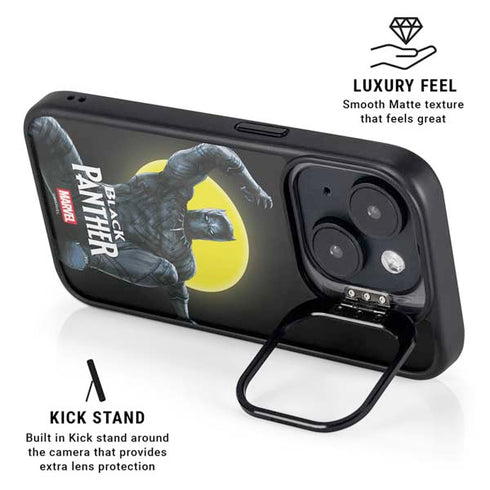 Marvel Black Panther Moon light iPhone 14 Kickstand Case