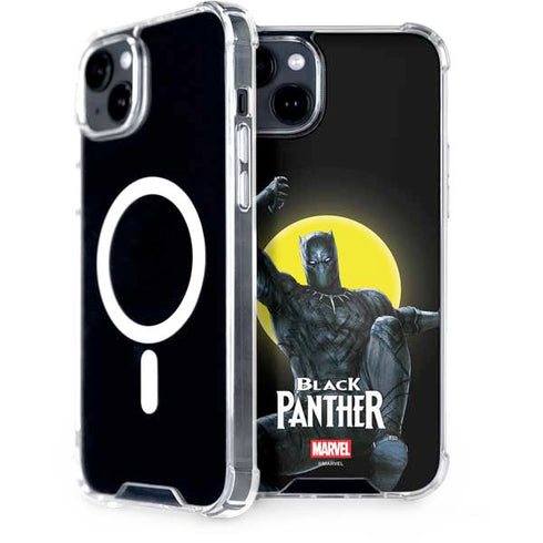 Marvel Black Panther Moon light iPhone 15 Plus MagSafe Case
