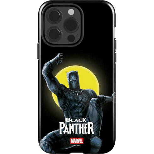 Marvel Black Panther Moon light iPhone 15 Pro Impact Case