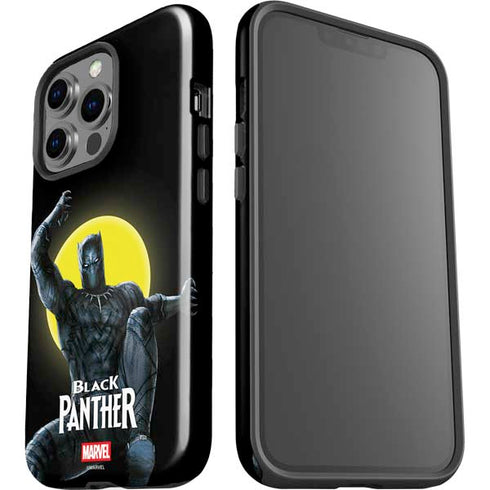 Marvel Black Panther Moon light iPhone 15 Pro Impact Case