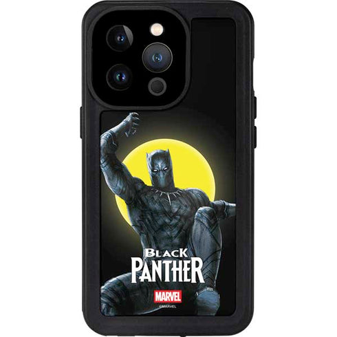 Marvel Black Panther Moon light iPhone 15 Pro Waterproof Case