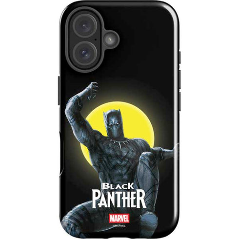 Marvel Black Panther Moon light iPhone 16 Plus Impact Case