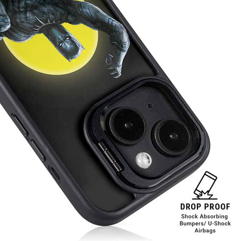 Marvel Black Panther Moon light iPhone 16 Plus Kickstand Case
