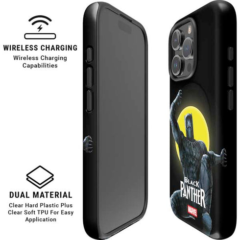 Marvel Black Panther Moon light iPhone 16 Pro Max Magsafe Impact Case