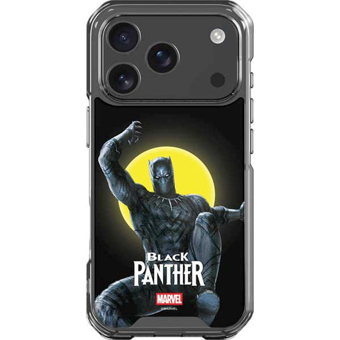Marvel Black Panther Moon light iPhone 17 Pro Clear Case