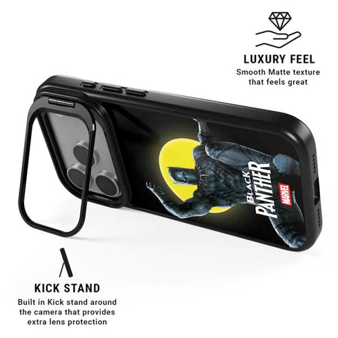 Marvel Black Panther Moon light iPhone 17 Pro Kickstand Case