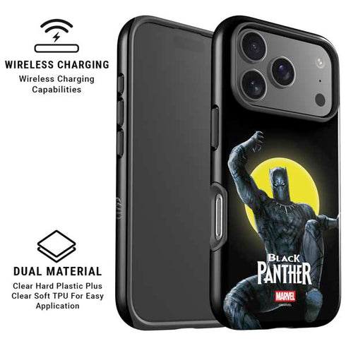 Marvel Black Panther Moon light iPhone 17 Pro Max Magsafe Impact Case