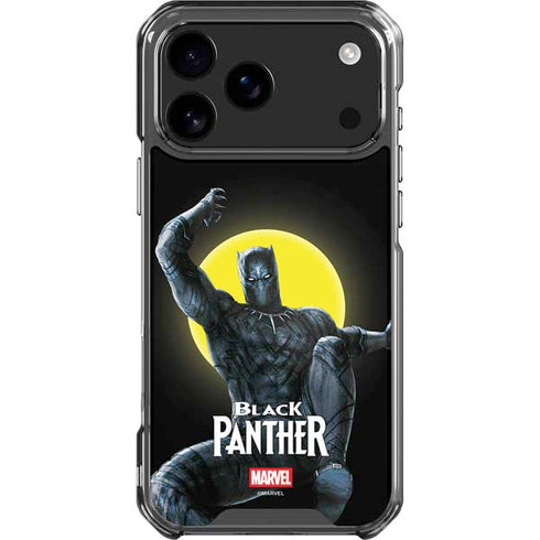 Marvel Black Panther Moon light iPhone 18 Pro Max Clear Case
