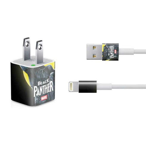 Marvel Black Panther Moon light iPhone Charger (5W USB) Skin