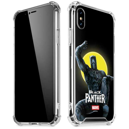 Marvel Black Panther Moon light iPhone XS Max Clear Case