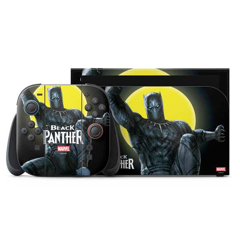Marvel Black Panther Moon light Nintendo Switch 2 (2025) with Joy-Con Skin