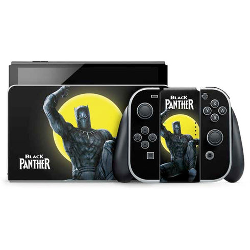 Marvel Black Panther Moon light Nintendo Switch OLED (2021) Skin