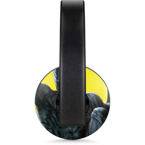 Marvel Black Panther Moon light PlayStation 4 Gold Wireless Headset Skin