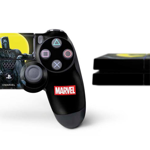 Marvel Black Panther Moon light PS4 Console and Controller Bundle Skin