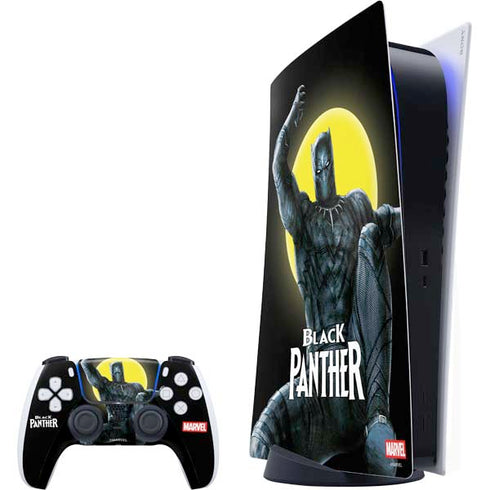 Marvel Black Panther Moon light PS5 Bundle Skin
