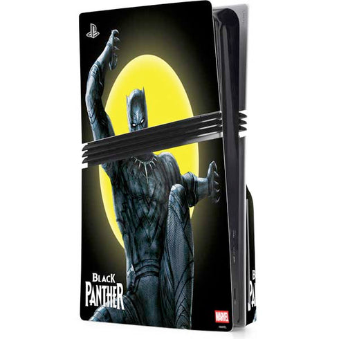 Marvel Black Panther Moon light PS5 Pro Disk Console Skin