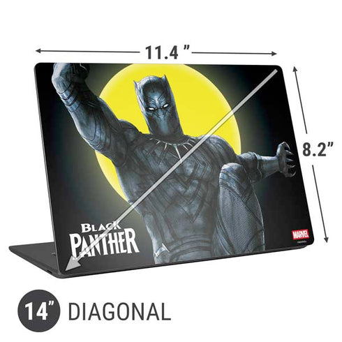 Marvel Black Panther Moon light Universal Laptop 14in (11.4 x 8.2in) Skin