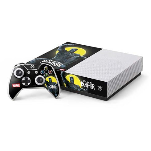 Marvel Black Panther Moon light Xbox One S All-Digital Edition Bundle Skin