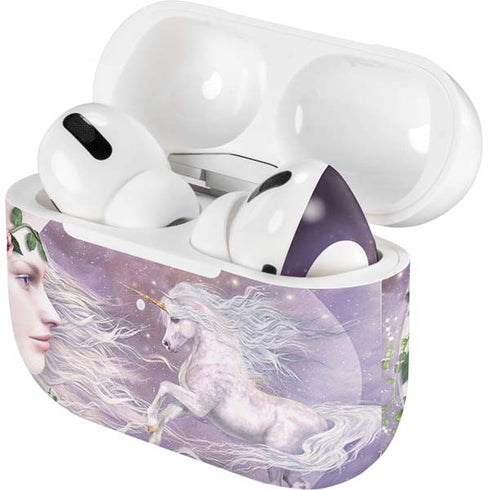 Moon Unicorn by Laurie Prindle Apple AirPods Pro Skin