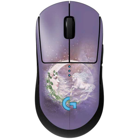 Moon Unicorn by Laurie Prindle G Pro Wireless Gaming Mouse Skin