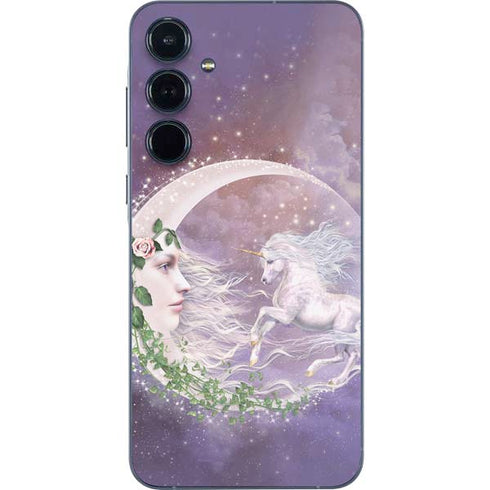 Moon Unicorn by Laurie Prindle Galaxy A35 5G Skin