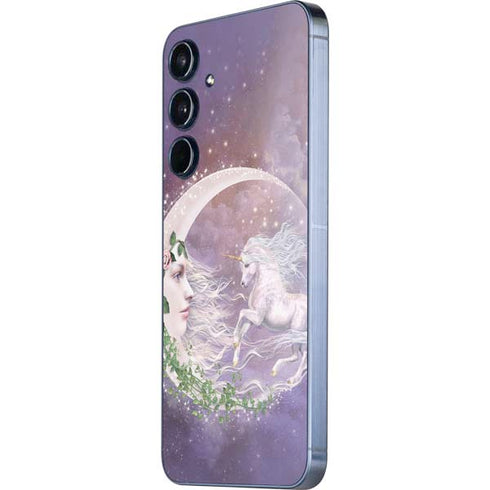 Moon Unicorn by Laurie Prindle Galaxy A36 5G Skin