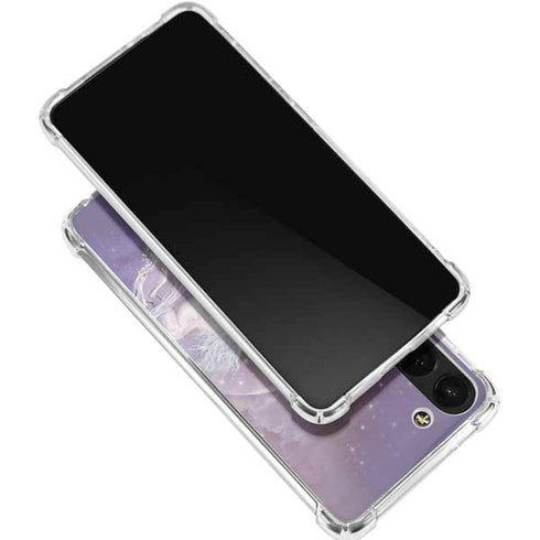 Moon Unicorn by Laurie Prindle Galaxy S24 FE Clear Case