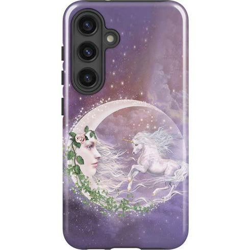 Moon Unicorn by Laurie Prindle Galaxy S25 Impact Case