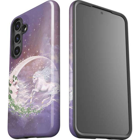 Moon Unicorn by Laurie Prindle Galaxy S25 Impact Case