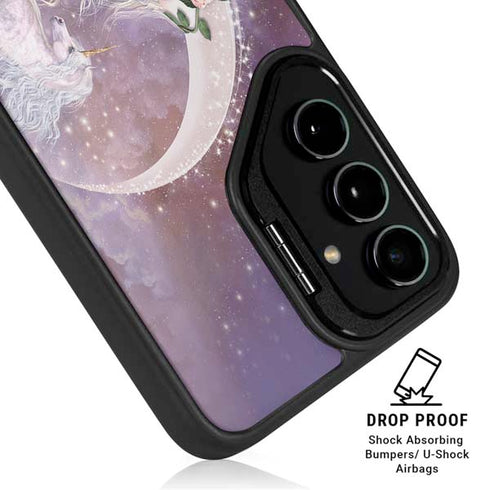 Moon Unicorn by Laurie Prindle Galaxy S24 Plus Kickstand Case