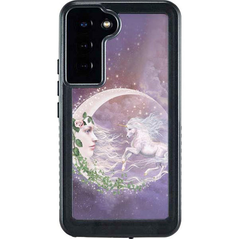 Moon Unicorn by Laurie Prindle Galaxy S24 Plus Waterproof Case