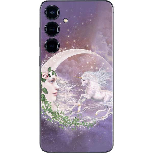 Moon Unicorn by Laurie Prindle Galaxy S25 Skin