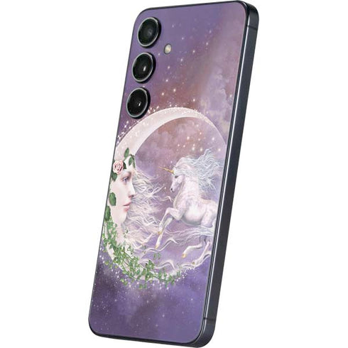 Moon Unicorn by Laurie Prindle Galaxy S25 Skin