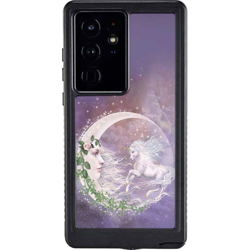Moon Unicorn by Laurie Prindle Galaxy S24 Ultra Waterproof Case
