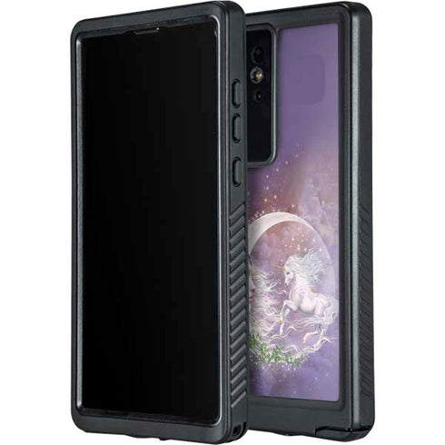 Moon Unicorn by Laurie Prindle Galaxy S24 Ultra Waterproof Case