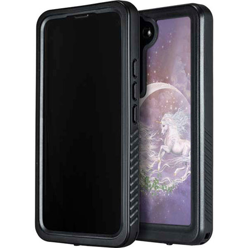Moon Unicorn by Laurie Prindle Galaxy S24 Waterproof Case