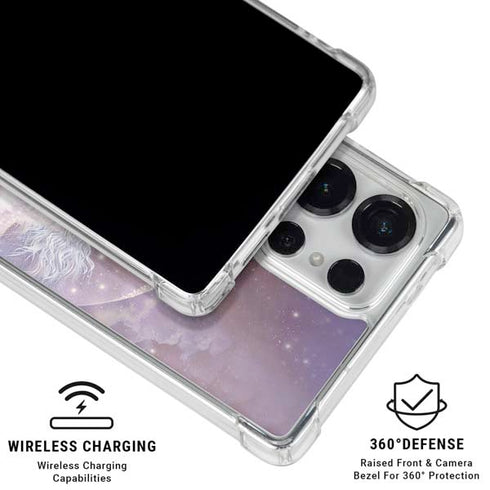 Moon Unicorn by Laurie Prindle Galaxy S25 Ultra Clear Case