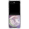Moon Unicorn by Laurie Prindle Galaxy Z Flip6 Clear Case