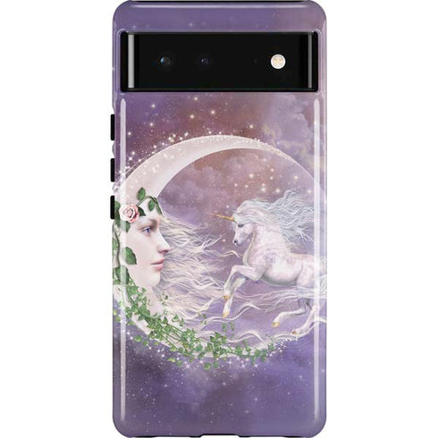 Moon Unicorn by Laurie Prindle Pixel Cases
